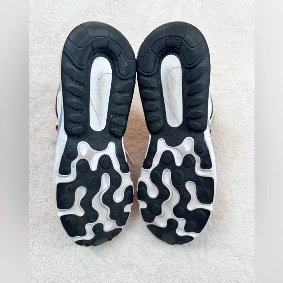 Nike Womens Air Max 270 React Blue Red Athletic Shoes Sneaker AT6174-002 Size 9 - Picture 6 of 8